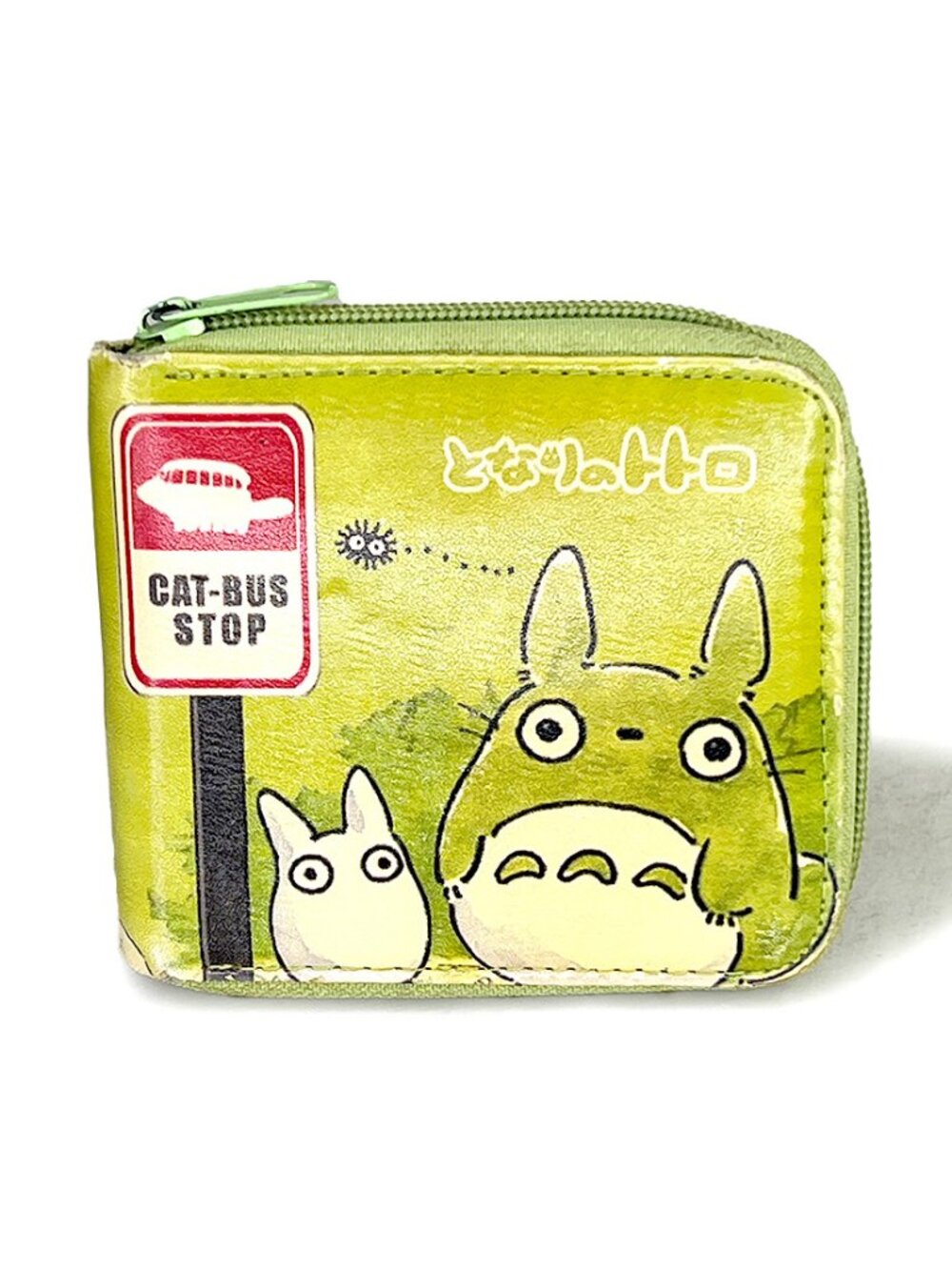 Vintage Totoro Zippered Bi-Fold Wallet from Japan